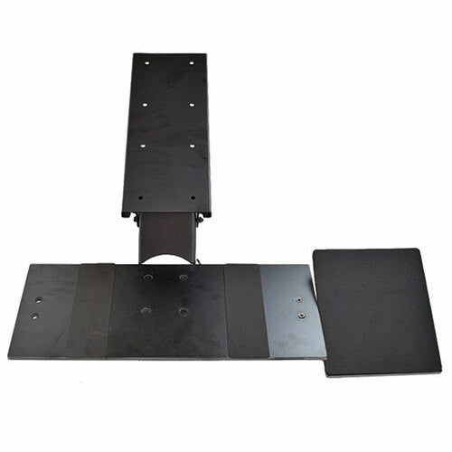 HOMEROOTS Black Ergonomic Under Desk Pull Out Keyboard Tray - Office Comfort HQ