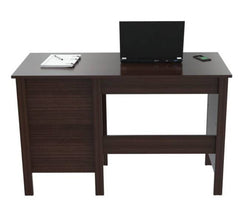 HOMEROOTS Espresso Finish Wood Writing Desk With Three Drawers - Office Comfort HQ